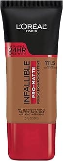 L'Oreal Paris Cosmetics Makeup Infallible Pro-Matte Liquid Longwear Foundation, Nutmeg, 1 fl oz