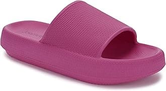 Joomra Pillow Slippers for Women and Men Non Slip Quick Drying Shower Slides Bathroom Sandals | Ultra Cushion | Thick Sole