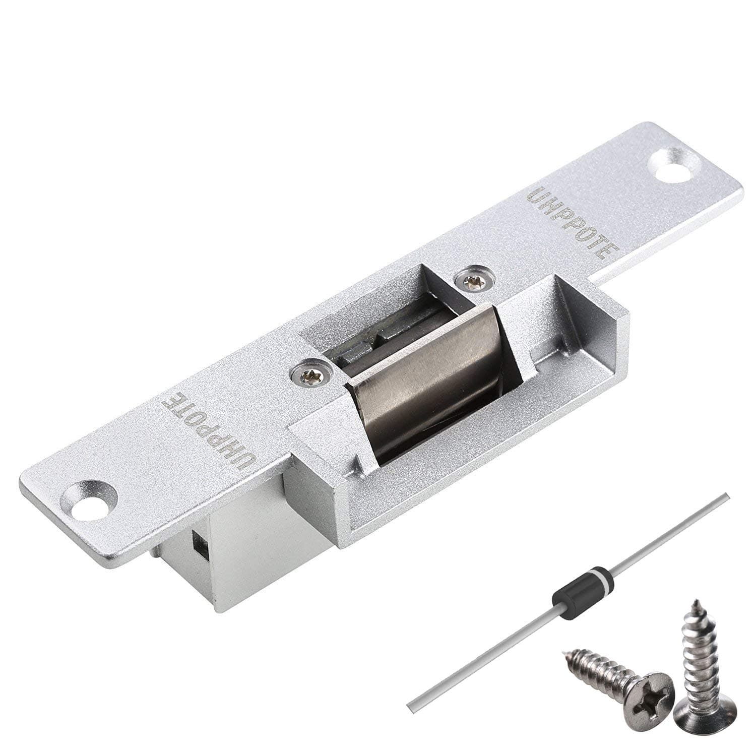 UHPPOTE Electric Strike Door Lock Fail-Safe for Access Control System Deadlatches or Cylindrical Locksets