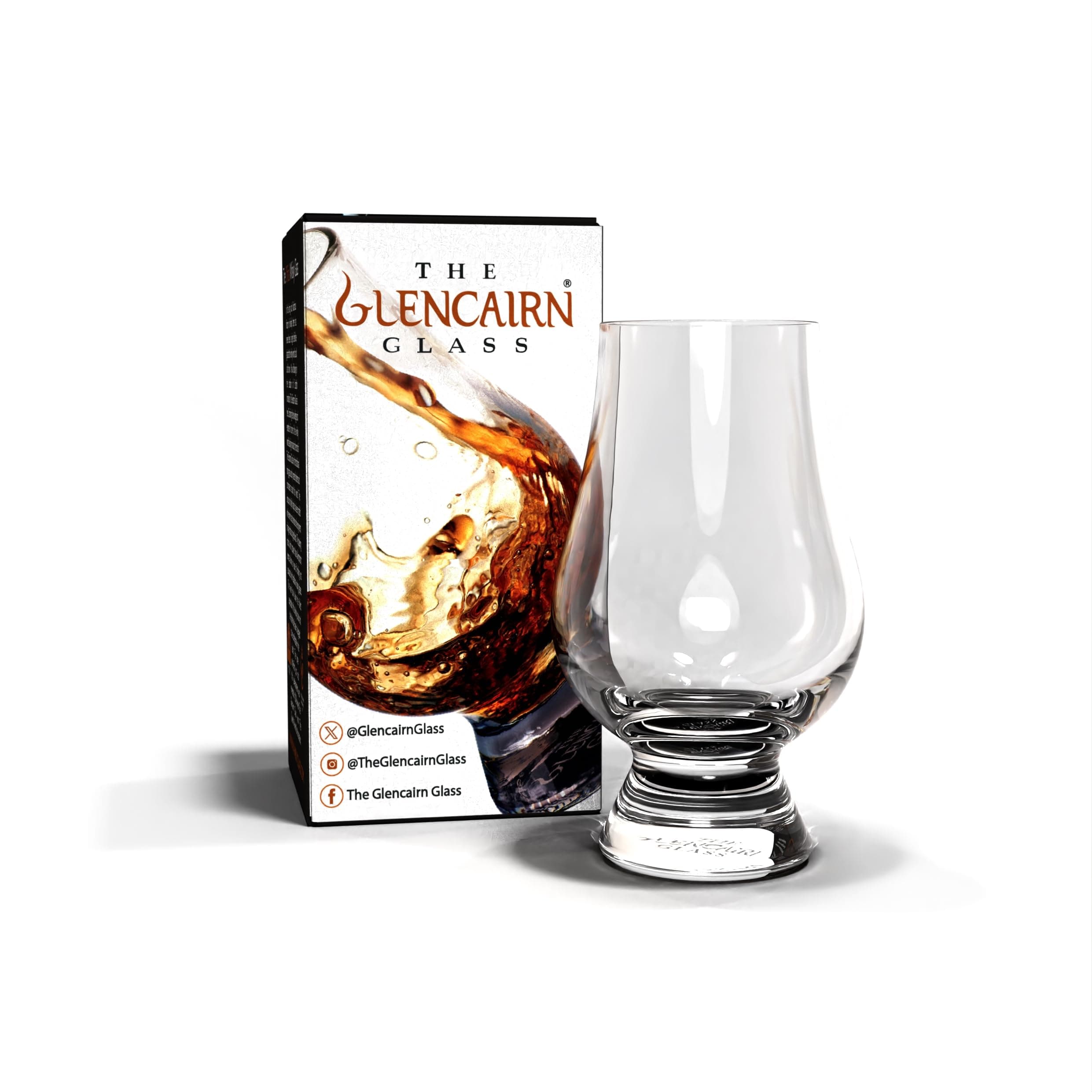 GLENCAIRN Crystal Whiskey Glass, 8 Pack Gift Set
