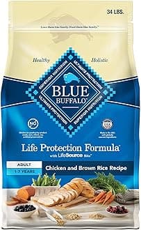 Life Protection Formula Adult Dry Dog Food, Helps Build and Maintain Strong Muscles, Made with Natural Ingredients, Chicken & Brown Rice Recipe, 34-lb. Bag