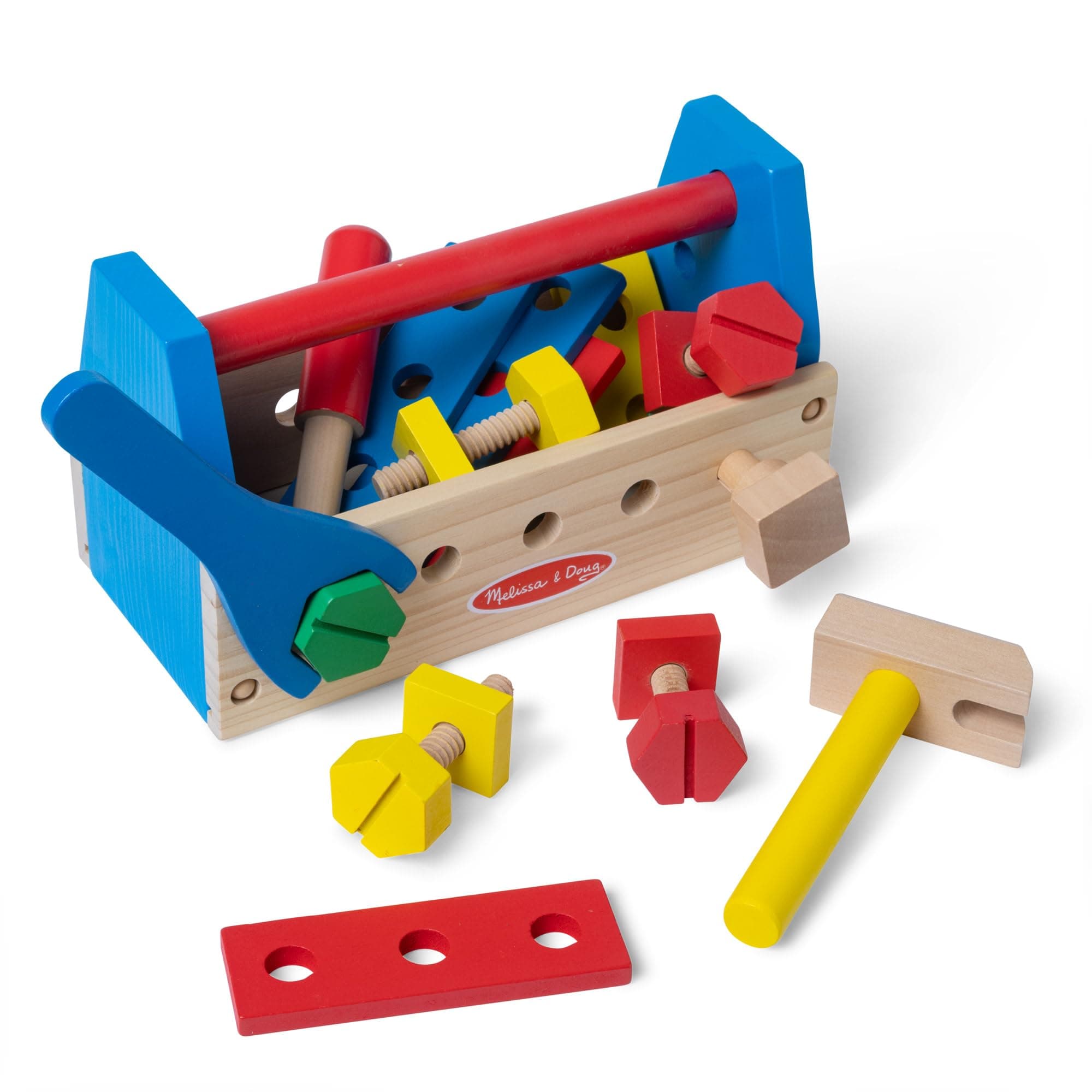 Take-Along Tool Kit Wooden Construction Toy (24 pcs)
