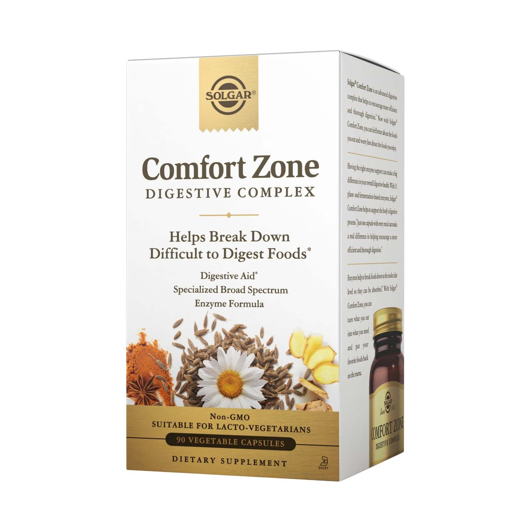 â€“ Comfort Zone Digestive Complex, 90 Vegetable Capsules