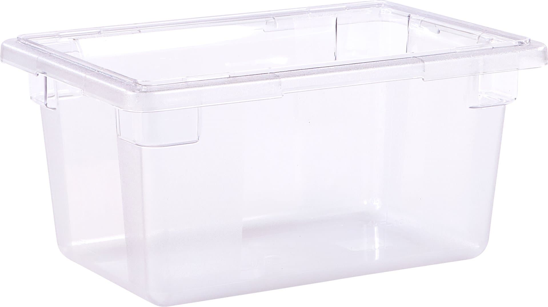 Carlisle1061207 StorPlus Stackable Food Storage Container, 5 Gallon Tall, Clear (Pack of 6)