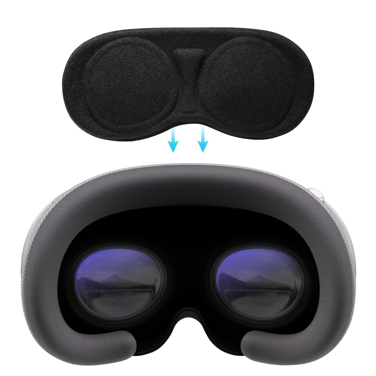 SARLAR 2 Pack Lens Protector Cover Accessories Compatible with Oculus Meta Quest 3/3S, Quest 2/Quest, Rift S and Vive Index, Apple Vision Pro, Protects VR Lenses from Sunlight, Scratches and Dust