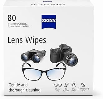 Zeiss Pre Moistened Lens Cleaning Wipes 80 Count