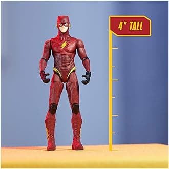 DC Comics, The Flash Ultimate Figure Set (Amazon Exclusive), 5 Action Figures with Accessories, 4-inch Collectible Kids Toys for Boys and Girls 3+