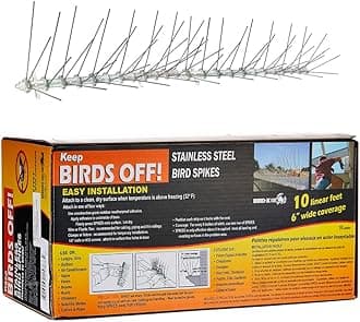 Bird-X 15.25m Pro Stainless Bird Spikes Kit