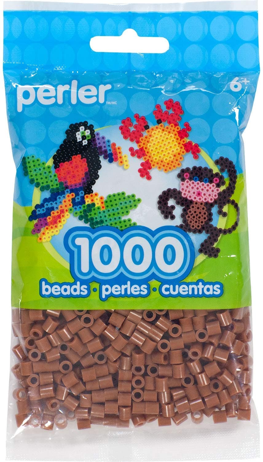 Fuse Beads For Crafts, Gingerbread Small, 1000 Count (Pack of 1)