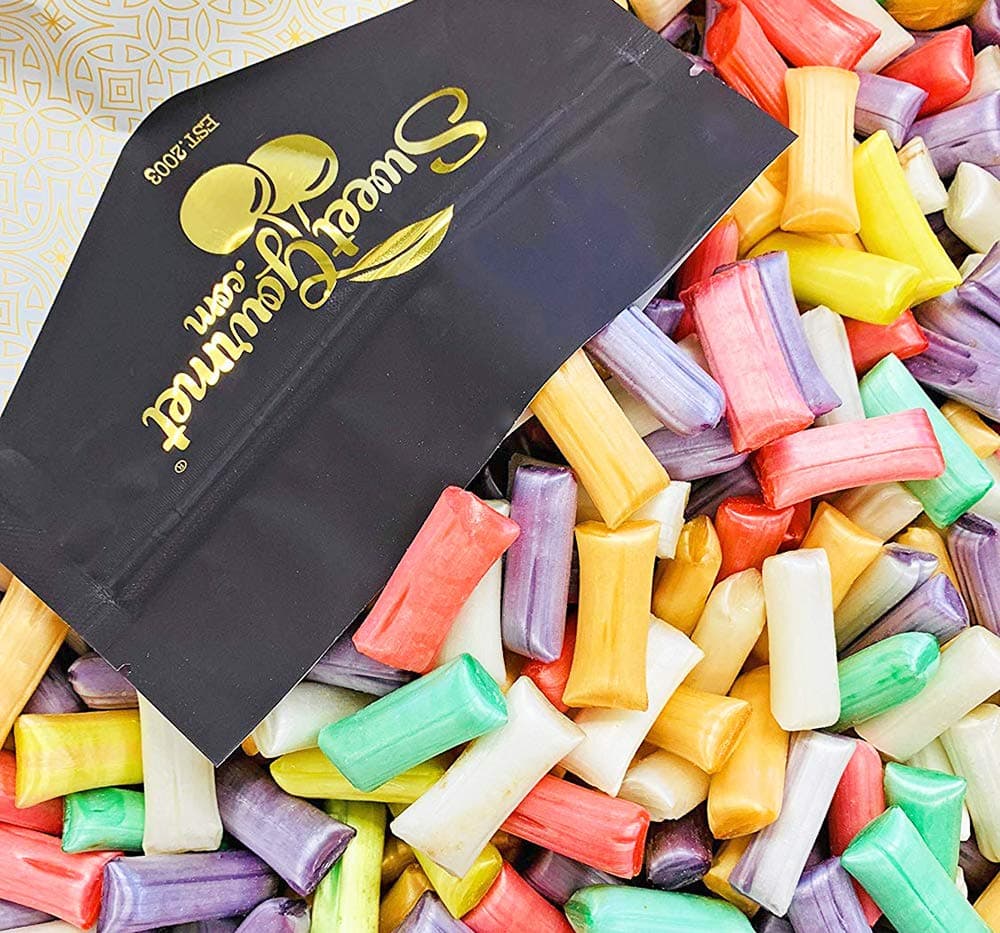 Chocolate Filled Straws Christmas Hard Candy, 16oz