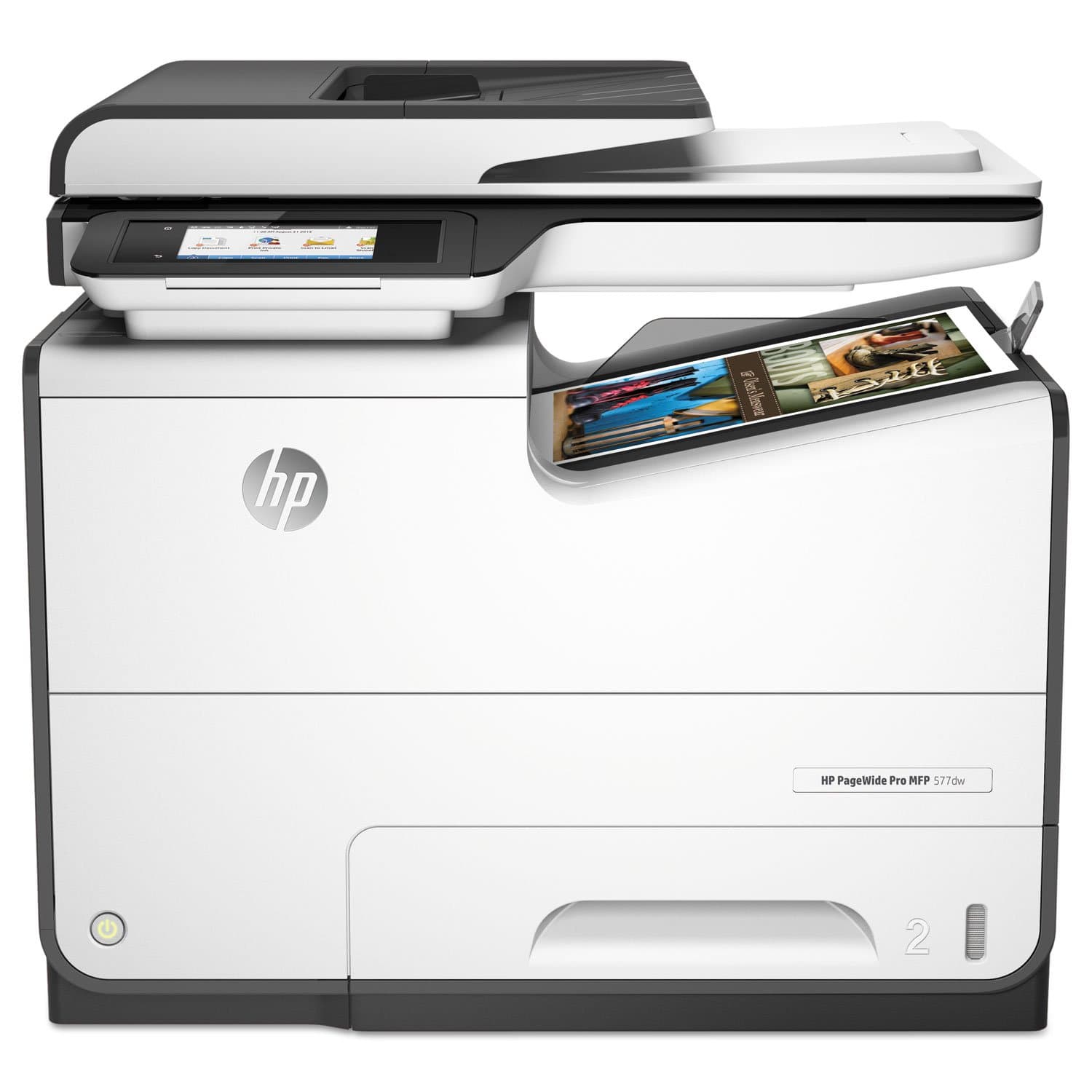 HP PageWide Pro 577dw Color Multifunction Business Printer with Wireless & Duplex Printing (D3Q21A)