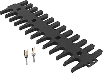 Dovetail Jig System with One Flush Trim, Dovetail Router Bit and Aluminum Jig Template with Full Color Instructions
