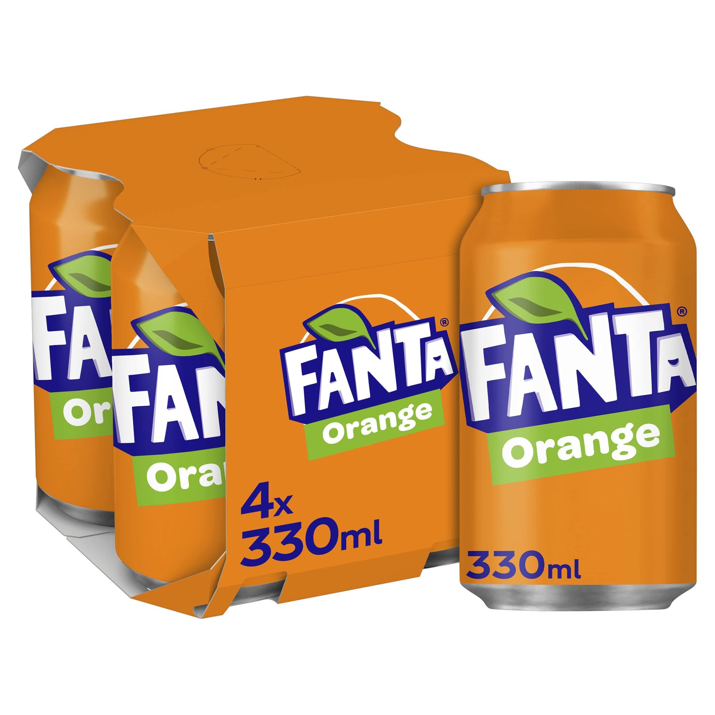 Fanta Orange, 4 x 330 ml