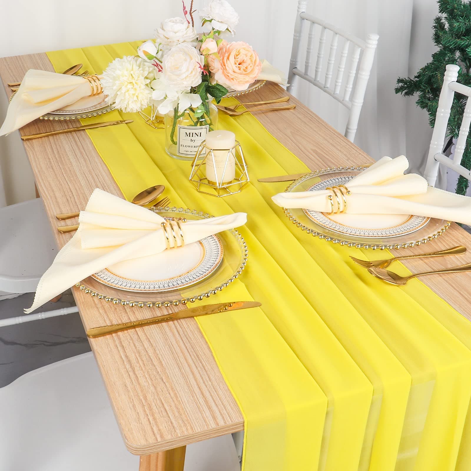 Chiffon Table Runner