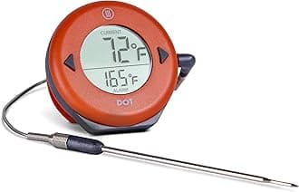 DOT — Chefs’ Favorite Simple Alarm Thermometer - Cayenne Pepper Red