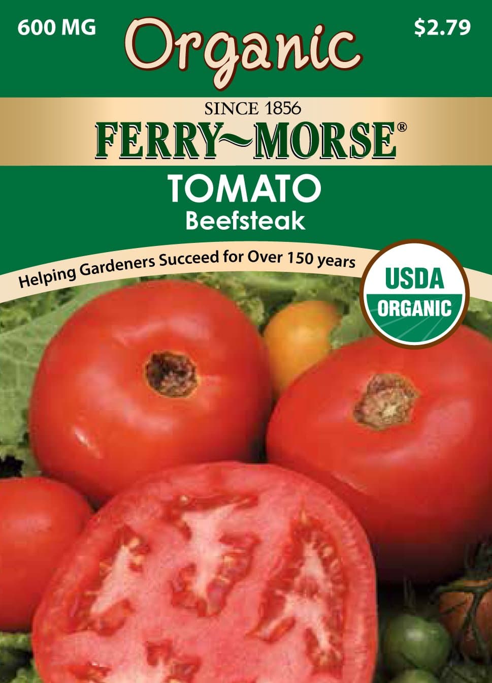 Ferry-Morse Organic Tomato, Beefsteak Seeds