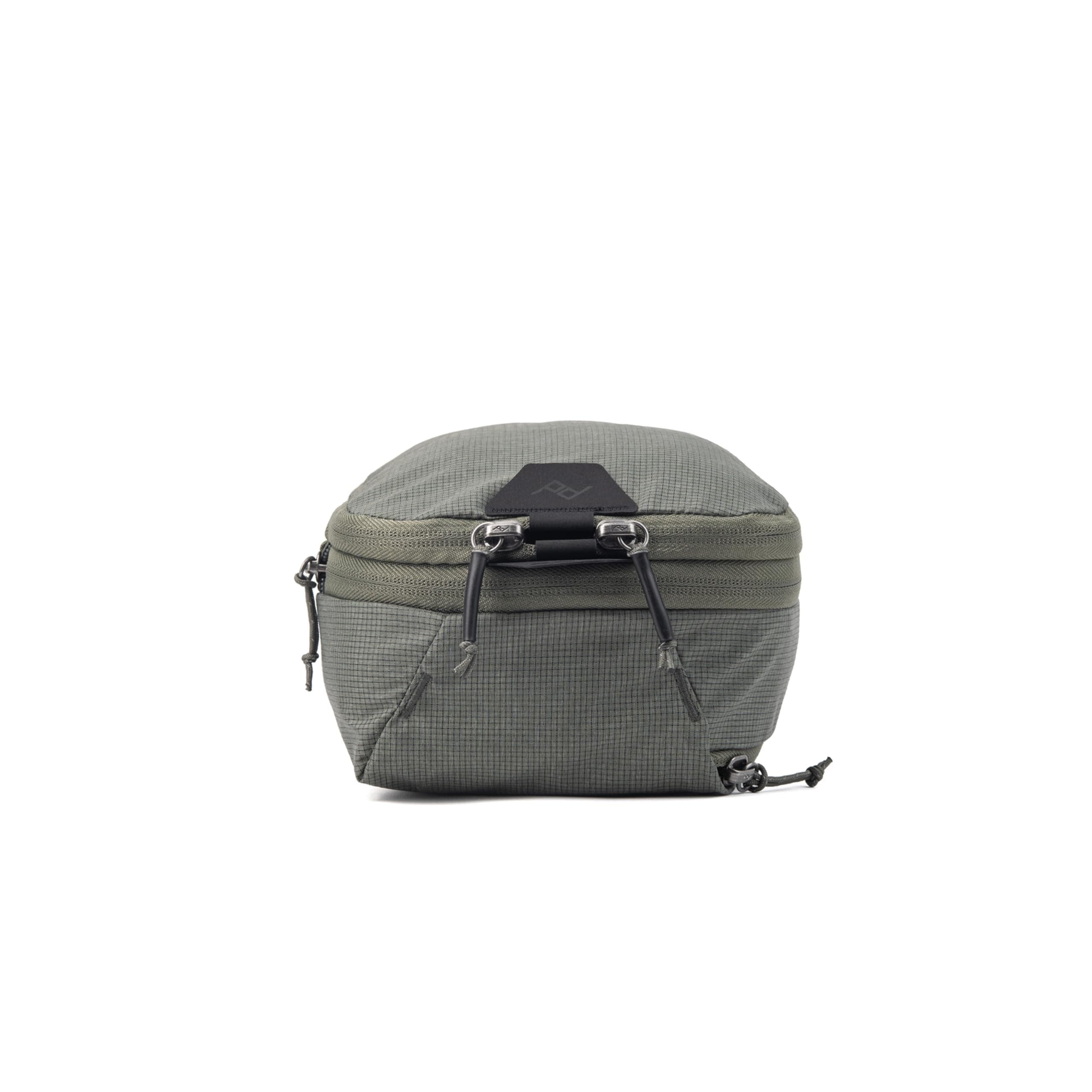 Packing Cube, Sage, Weatherproof Luggage Cube with Dual Compartment Organization, Expansion and Compression, Zipper Opening, Travel Organizer for Men and Women, Size S