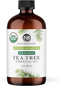 Organic Tea Tree Essential Oil, 100% Pure Therapeutic Grade, Premium Quality Tea Tree Oil, 1 fl. Oz / 30 ml - Perfect for Aromatherapy and Relaxation (Tea Tree, 30ml)