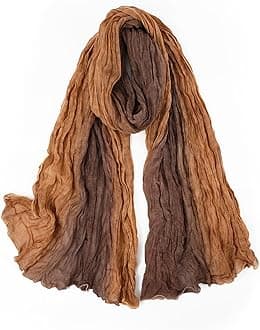 Color Block Spring Scarf for Men Long Neck Wraps Shawl Urbanstyle Scarf Gift for Men