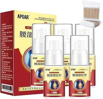 Lumbar Pain Relief Herbal Spray, Apgar Spine Cold Gel Joint Relieve The Spray (5Pcs)