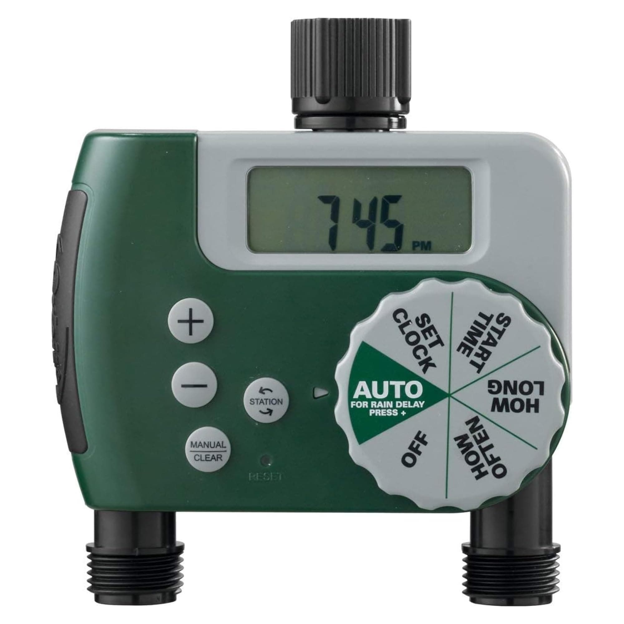 58910 2-Outlet Programmable Digital Hose Watering Timer
