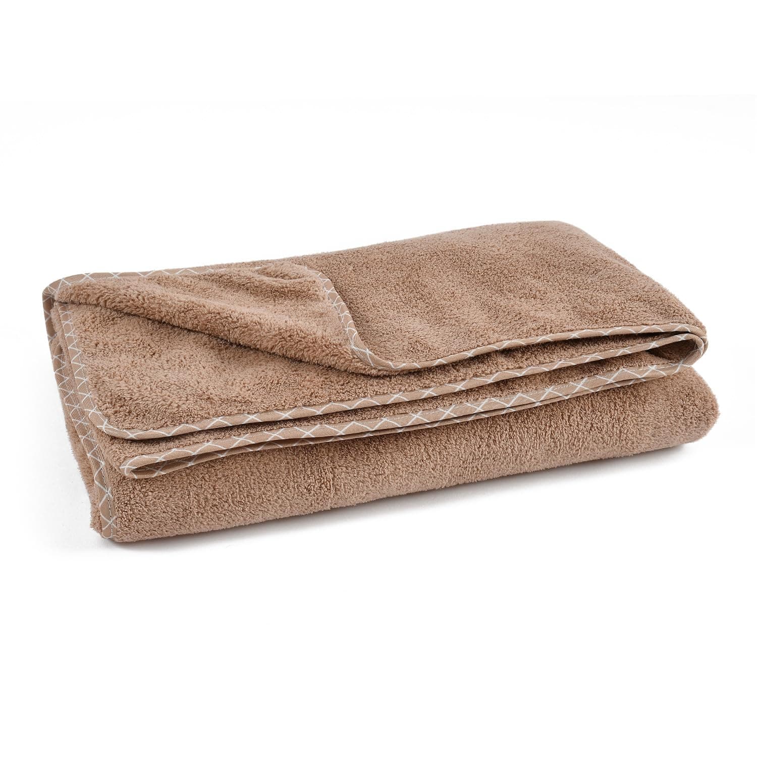 UrbanLeaf Microfiber Large Bath Towel | Quick Dry Super Absorbent - Bath Towel for Men and Women | Brown | Towel for Bath, Travel, Gym, Beach, Pool, and Yoga (70 X 140 CMs)