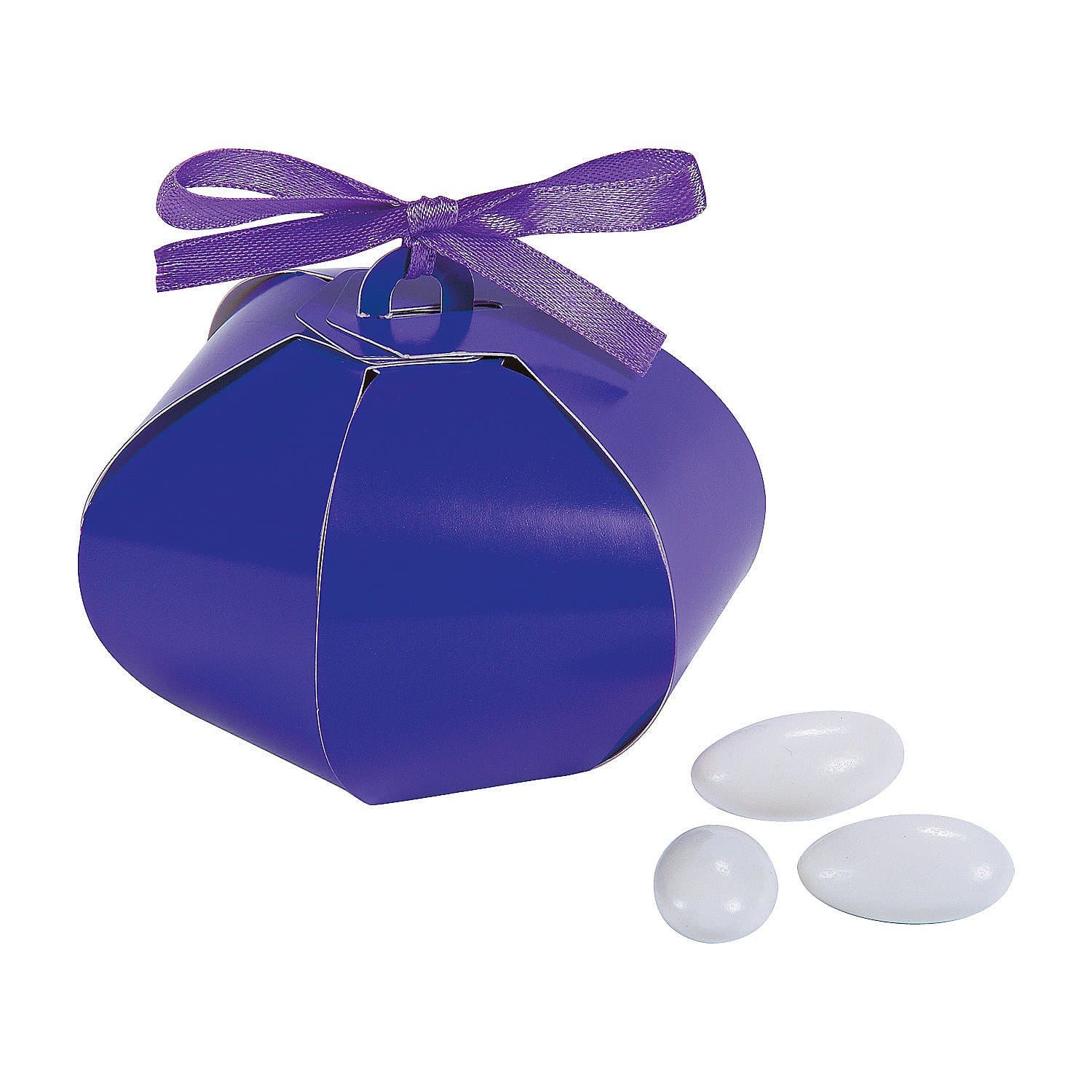 Purple Wedding Sphere Favor Boxes