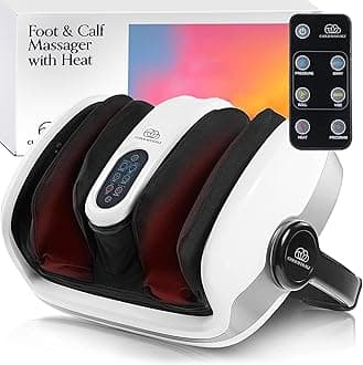Shiatsu Foot Massager for Pain Relief - Foot Massager Machine for Relaxation (LLTIM01, White)