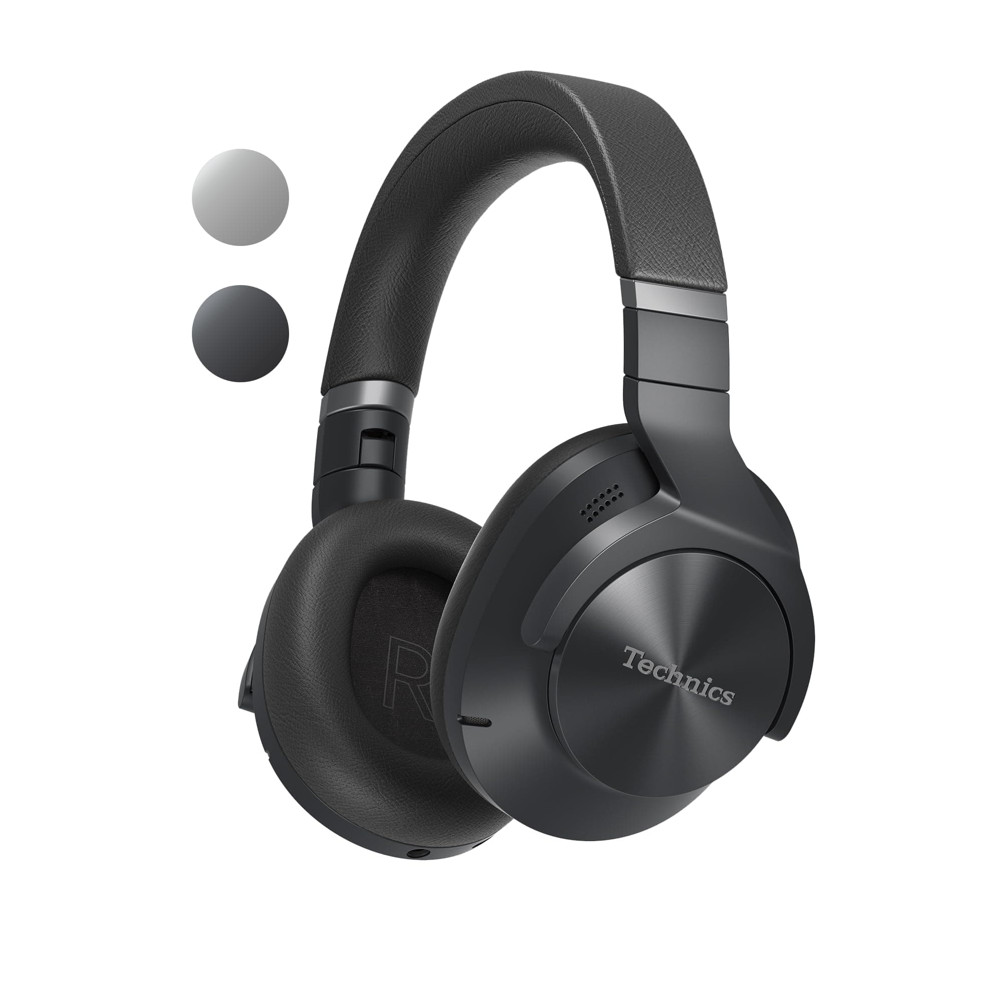 Technics EAH-A800E-K Bluetooth Headphones, Over-Ear with Noise Cancelling and Microphone, Ergonomic Design, Easy Connection, Black