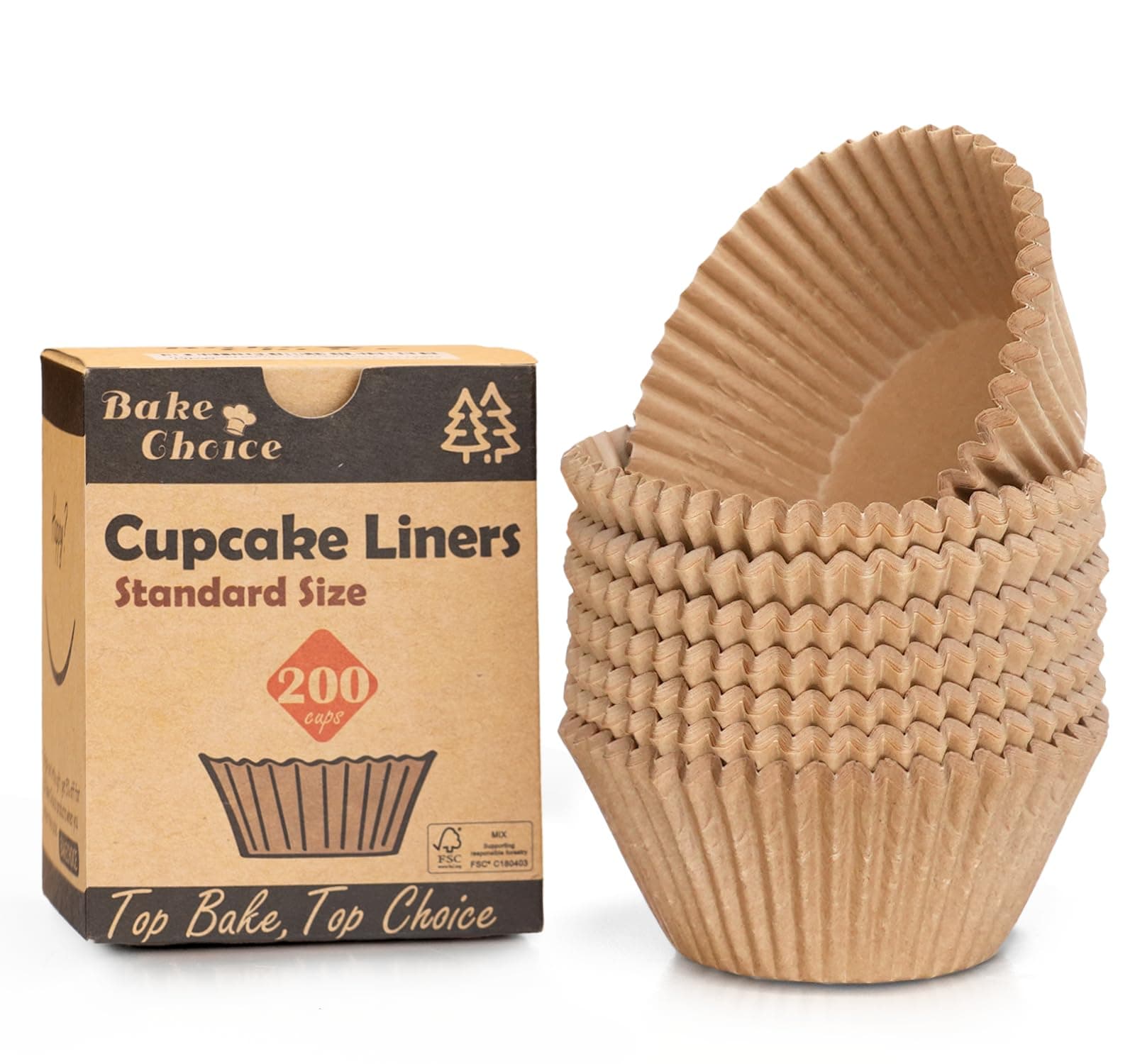 Natural Cupcake Liners