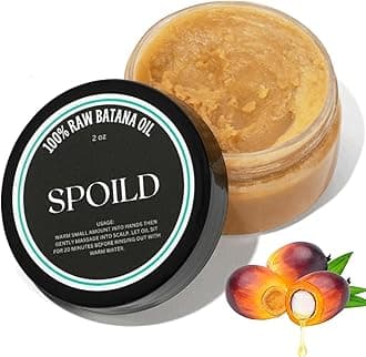 100% Raw Batana Oil, Spoiled Batana Oil for Hair Growth, Raw Batana Oil Hair Treatment Butter Cream Prevents Hair Loss Thicker Stronger Healthier Hair Shine Treatment 2oz，1pc