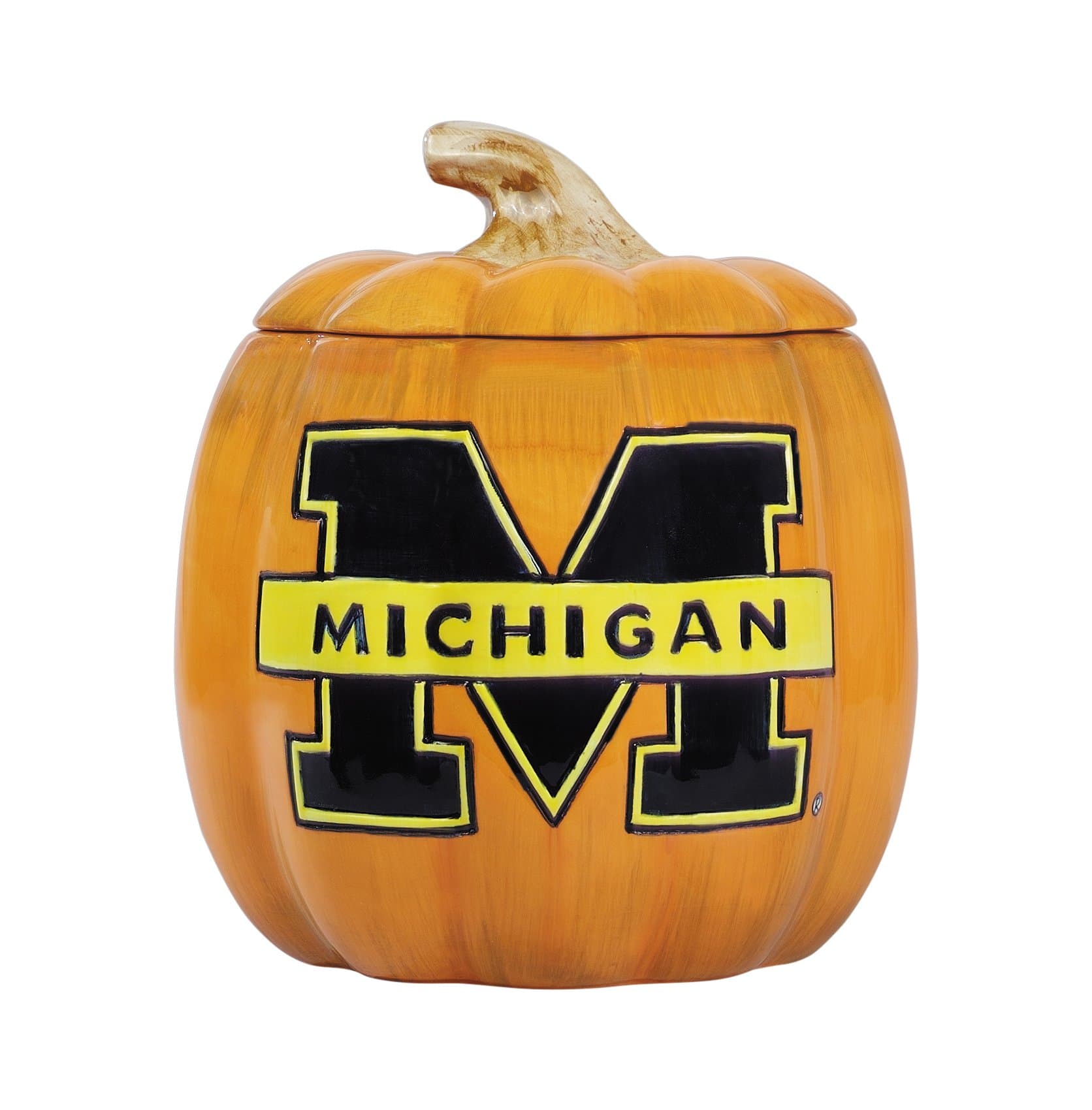 Michigan Ceramic Pumpkin Treat Jar