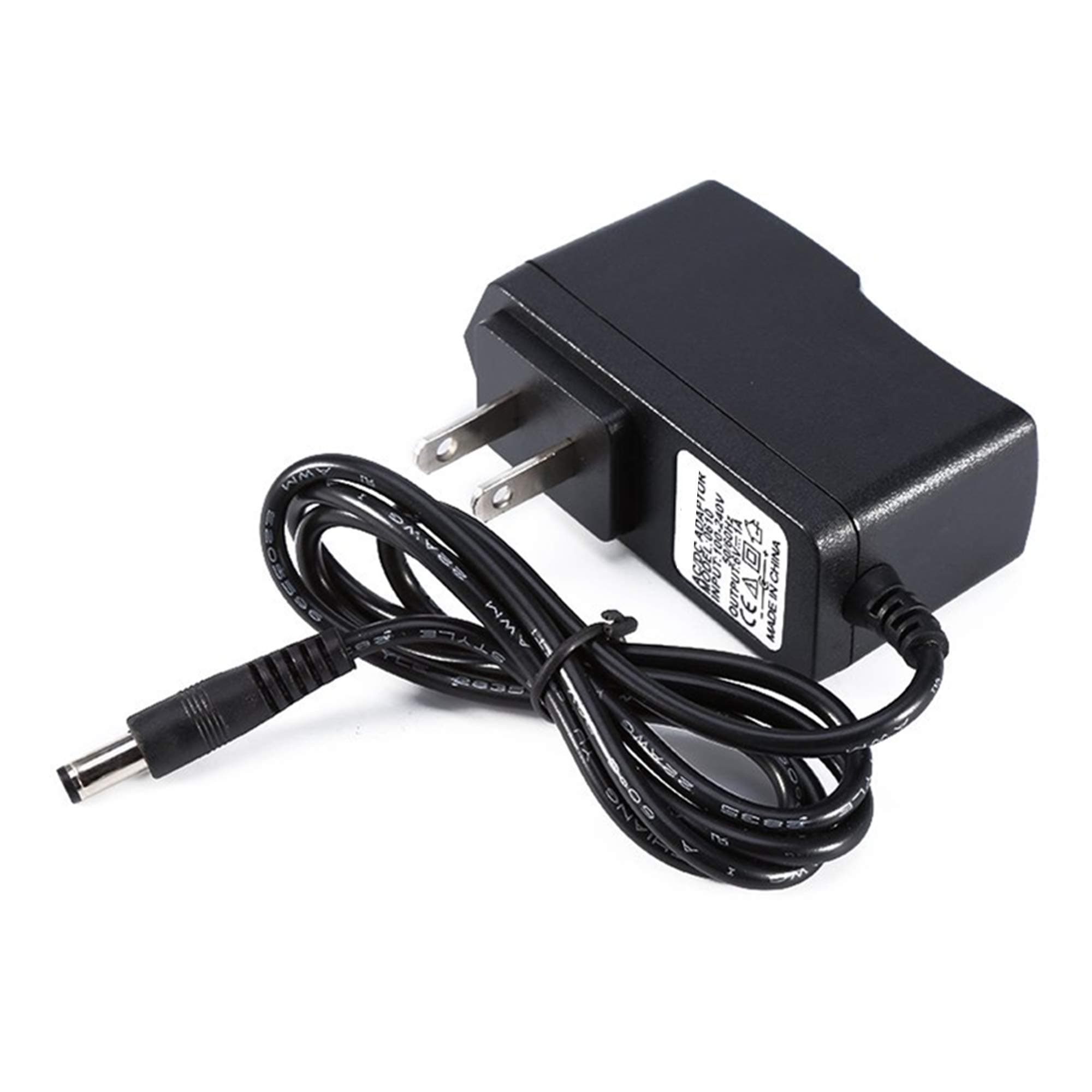 AC to DC Adapter 5V 2A Power Supply Adapter Universal Charger with 1.35mm x 3.5mm Connector Plug AC Charger for Led Strip, Wireless Router, Hub, Switches, CCTV Cameras, Android TV Box