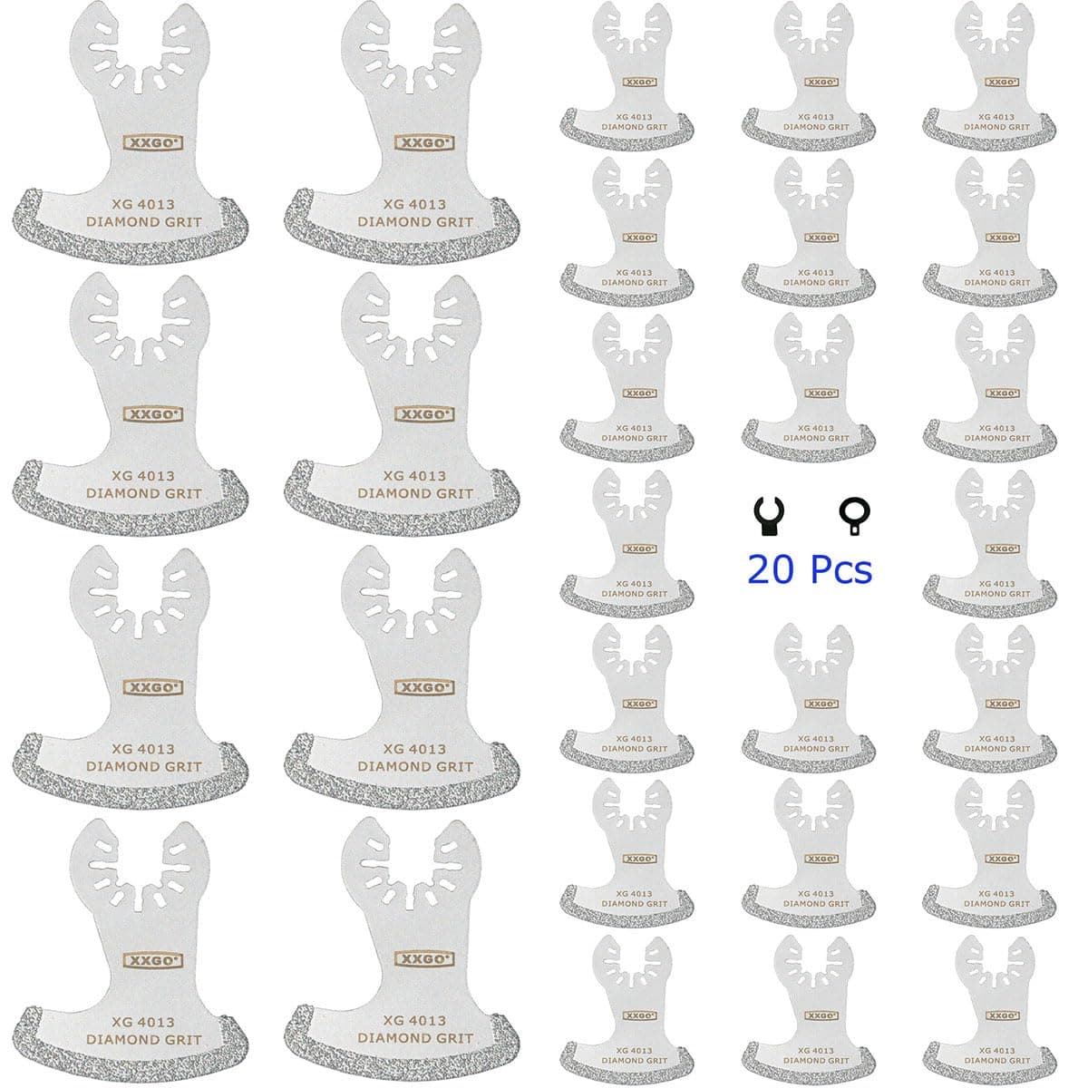 28 Pcs Multi Tool Diamond Swing Blades XGM0901