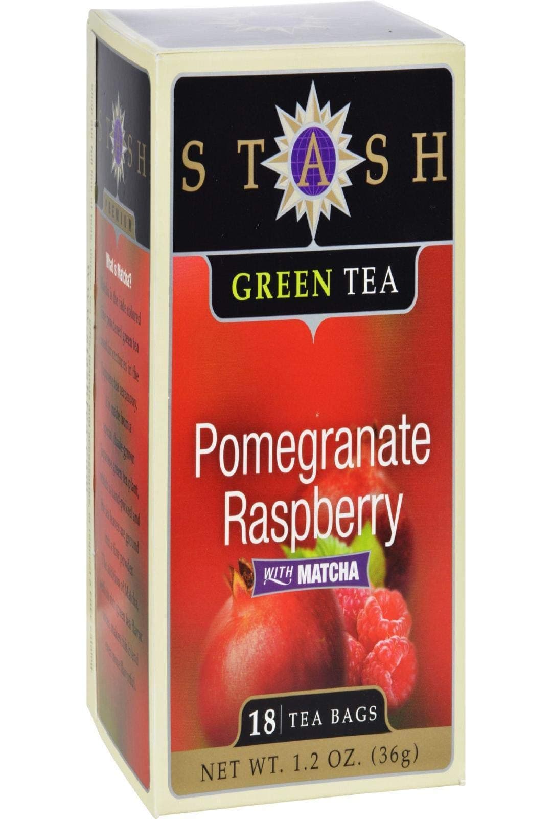 Stash Tea Green Pomegranate Raspberry Matcha