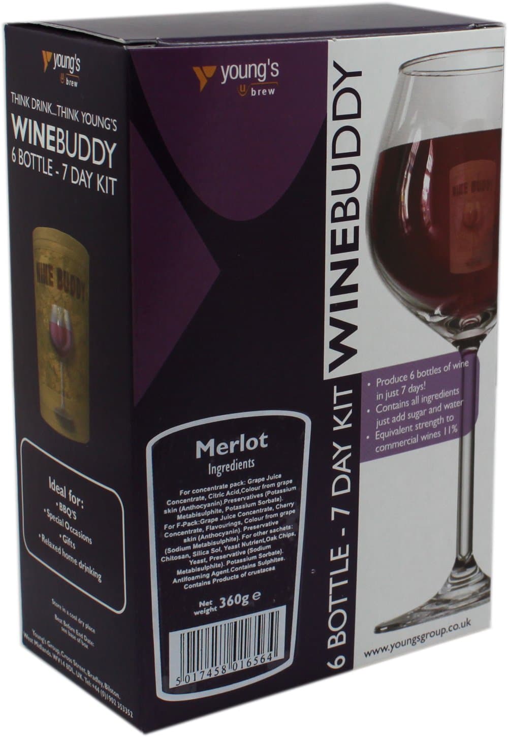 Wine Buddy/Youngs 6 Bottle Merlot