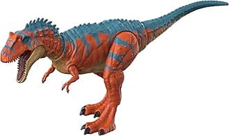 De-Lite 2025 Action Figures Soft Touch Vinyl Plastic Collectible Model Toys… (Carnotaurus Dinosaur World Rebirth Collection Figure with Super Deluxe Articulation, 30 cm Long)