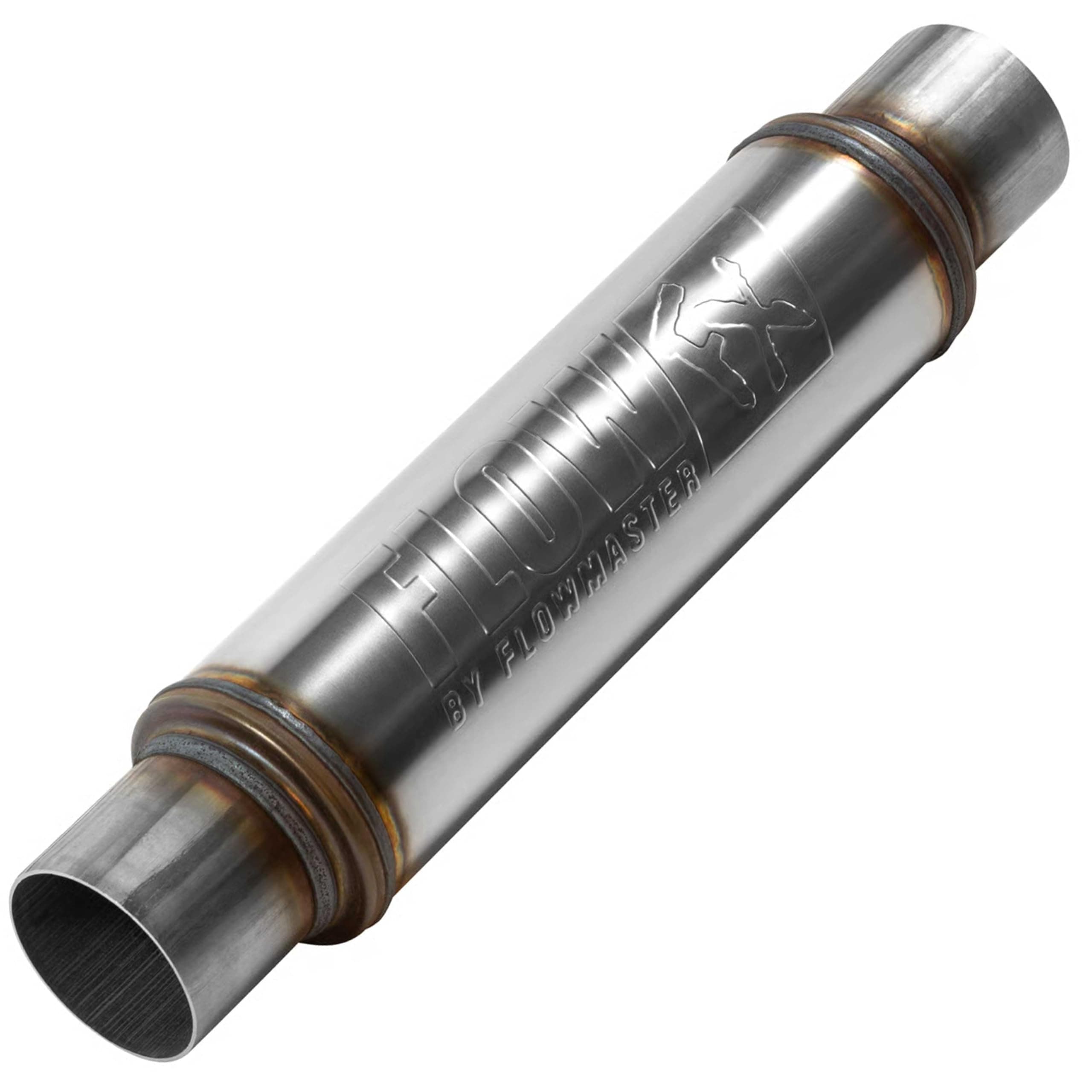 Flowmaster 71419 3.00"In(C)/Out(C) Flow Fx Muffler, Round, 14"