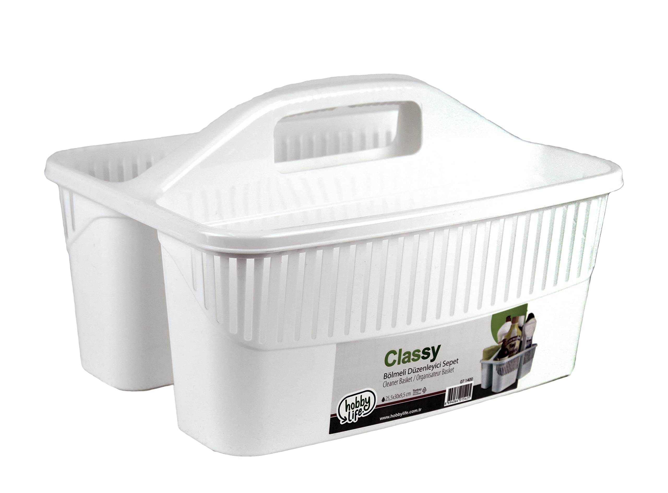 Hobby Life Classy Cleaner Basket (White)