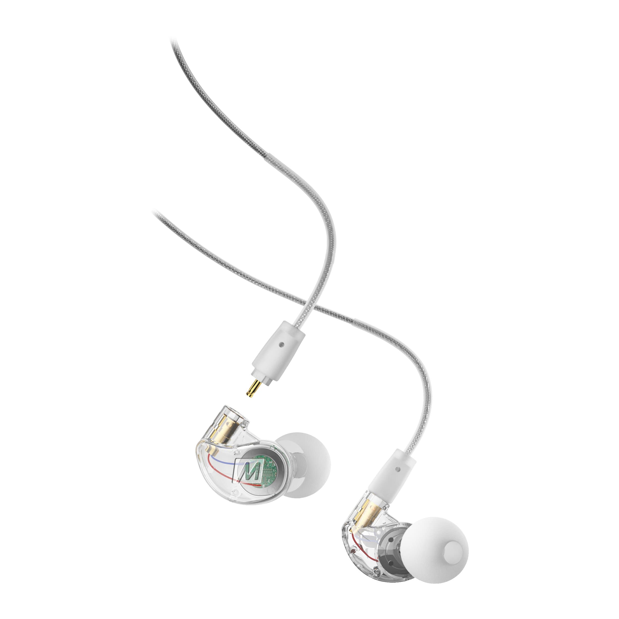 MEE audio M6 PRO 2nd generation Wired In Ear Headphone with Mic (Clear)