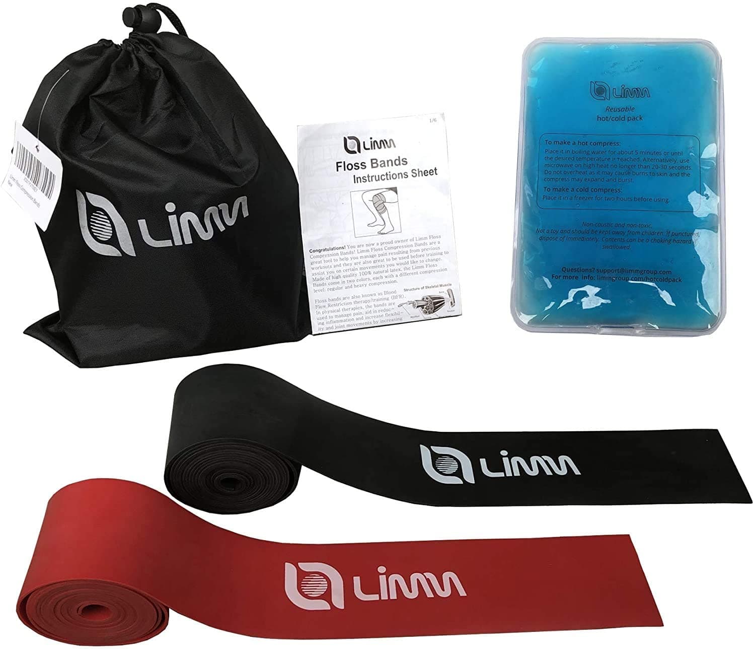Limm Muscle Compression Floss Bands - Tack and Flossing Bands for Mobility, Fitness, and Recovery - Best for Athletes