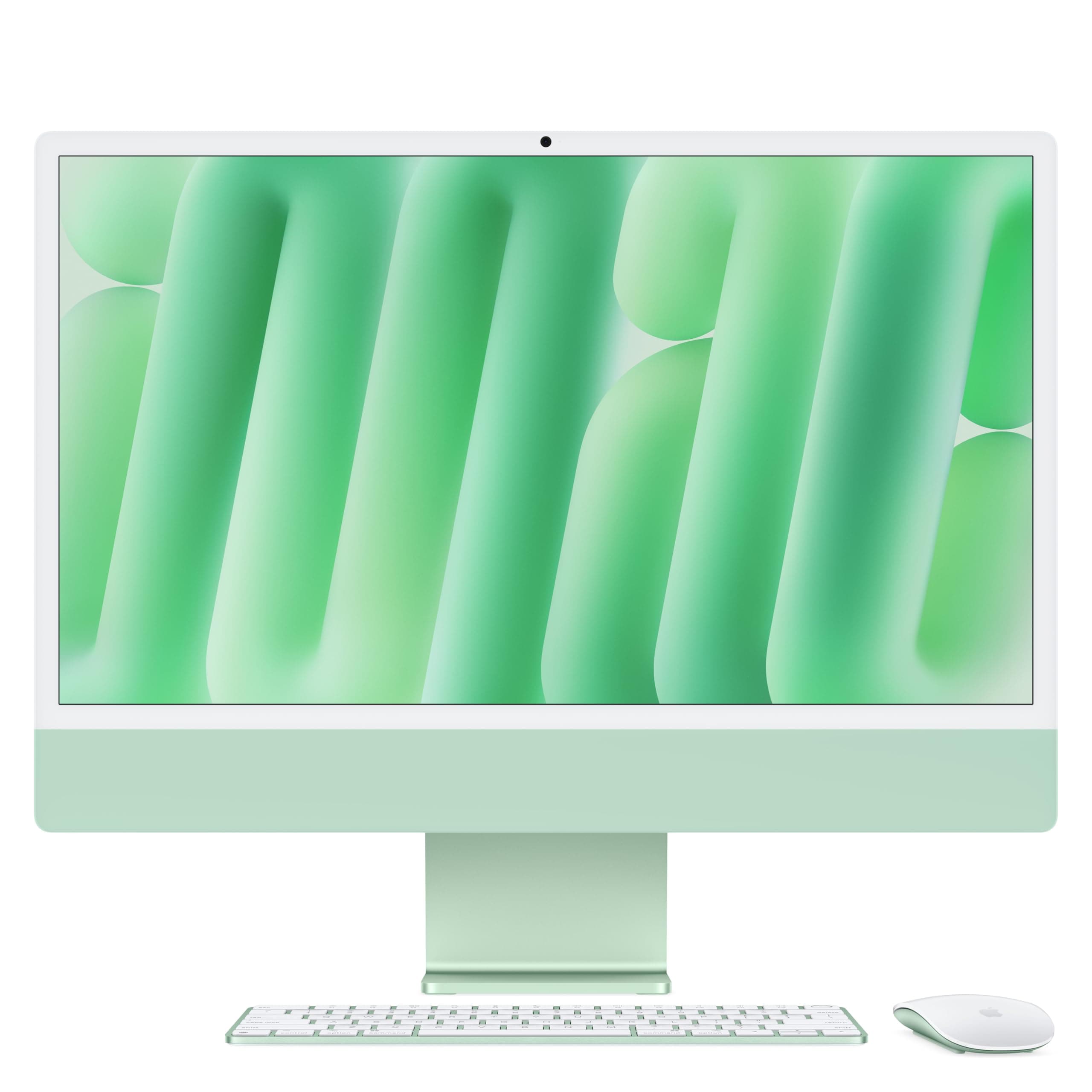iMac All-in-One Desktop Computer with M4 chip with 10-core CPU and 10-core GPU: Built for Apple Intelligence, 24-inch Retina Display, 24GB Unified Memory, 512GB SSD storage; Green