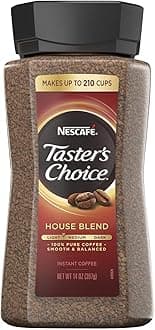 NESCAFE Taster's Choice Instant Coffee, House Blend (14 Ounce) (Pack of 2)