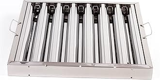 6x Canopy Grease Baffle Filter Stainless Steel Kitchen Extraction Hood 495x495mm