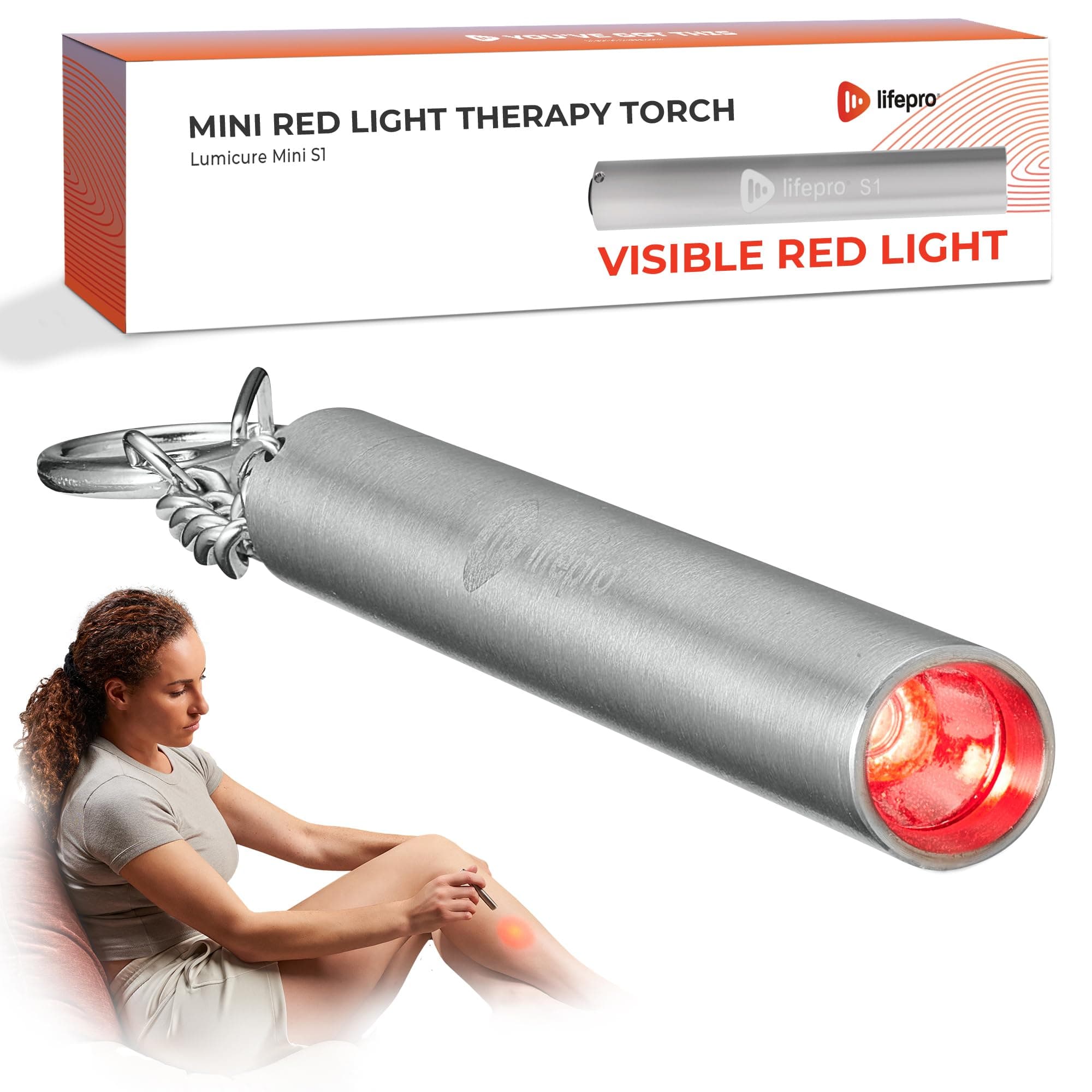 Mini 3.5 in Red Light Therapy for Body, Joints & Muscles - Portable Pocket Sized Red Light Therapy Device - Led Red Light Therapy for Face & Body