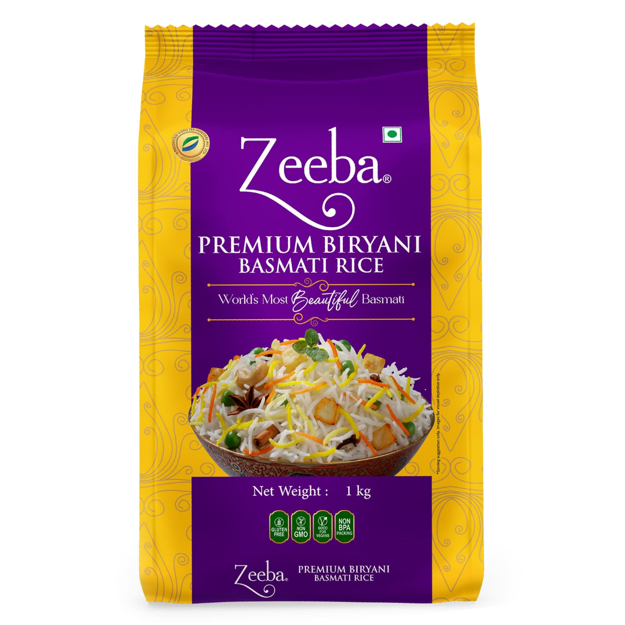 Zeeba Premium Biryani Basmati Rice - 1 KG