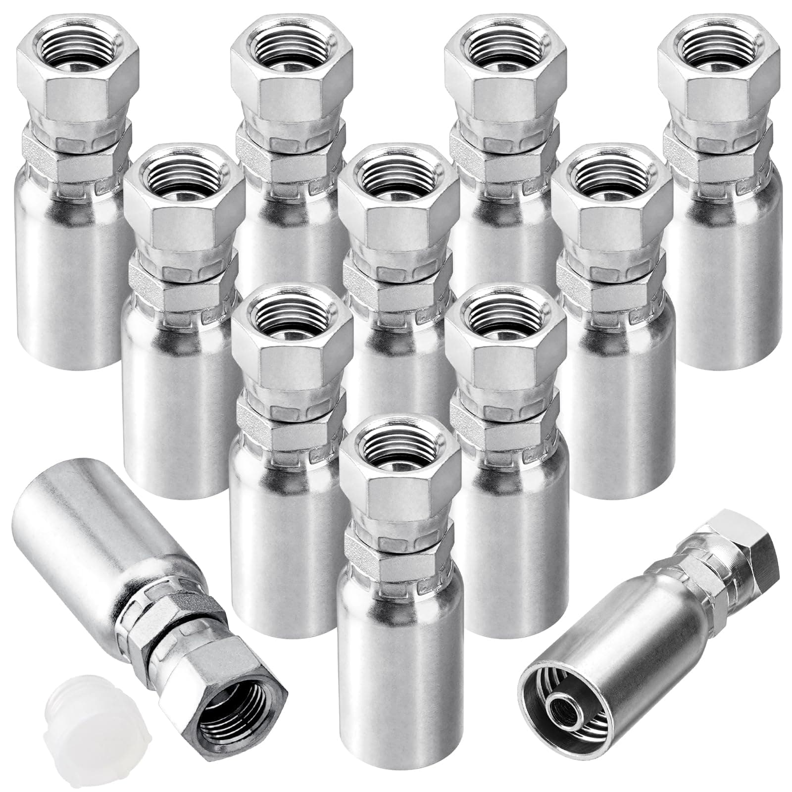 3/8" Hydraulic Hose End Fittings
