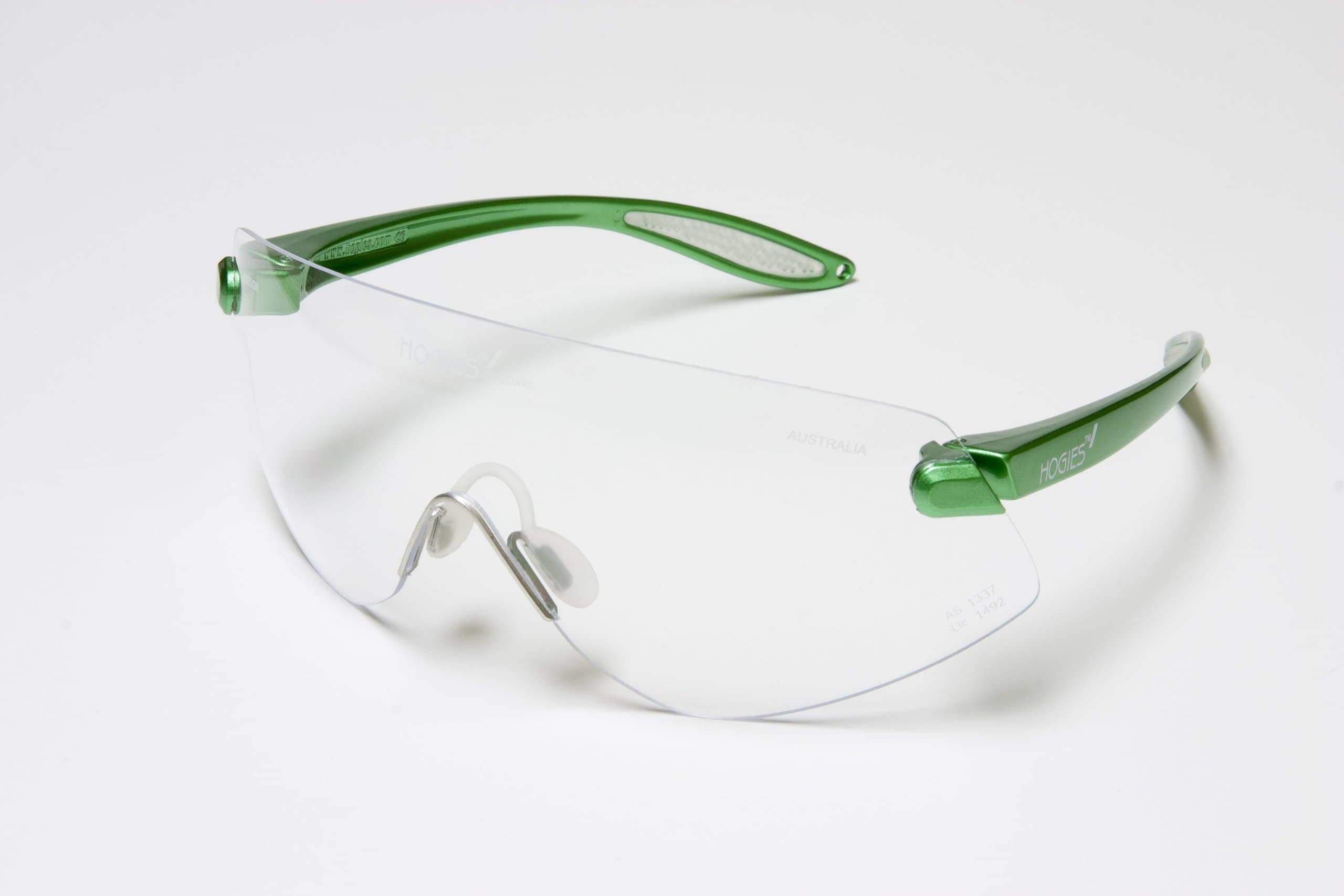 Hager Outback's (Green w/ Clear Lense): Protective Eyewear Technology at Work