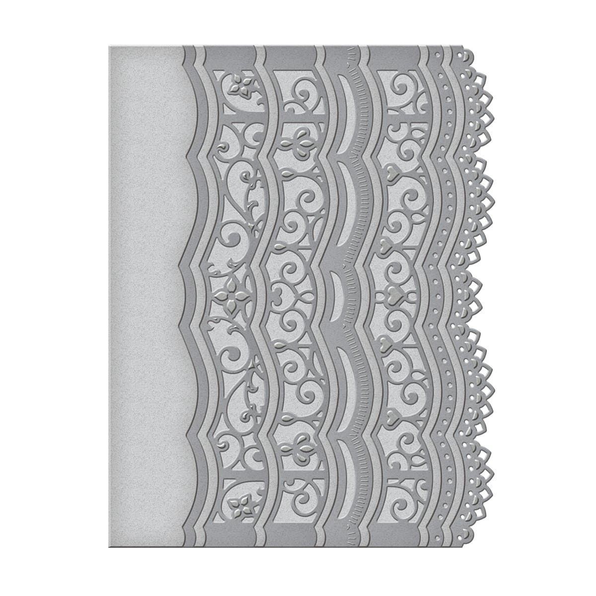 Spellbinders S5-214 Borderabilities 'A2 Scalloped Borders Two' Scrapbooking Template