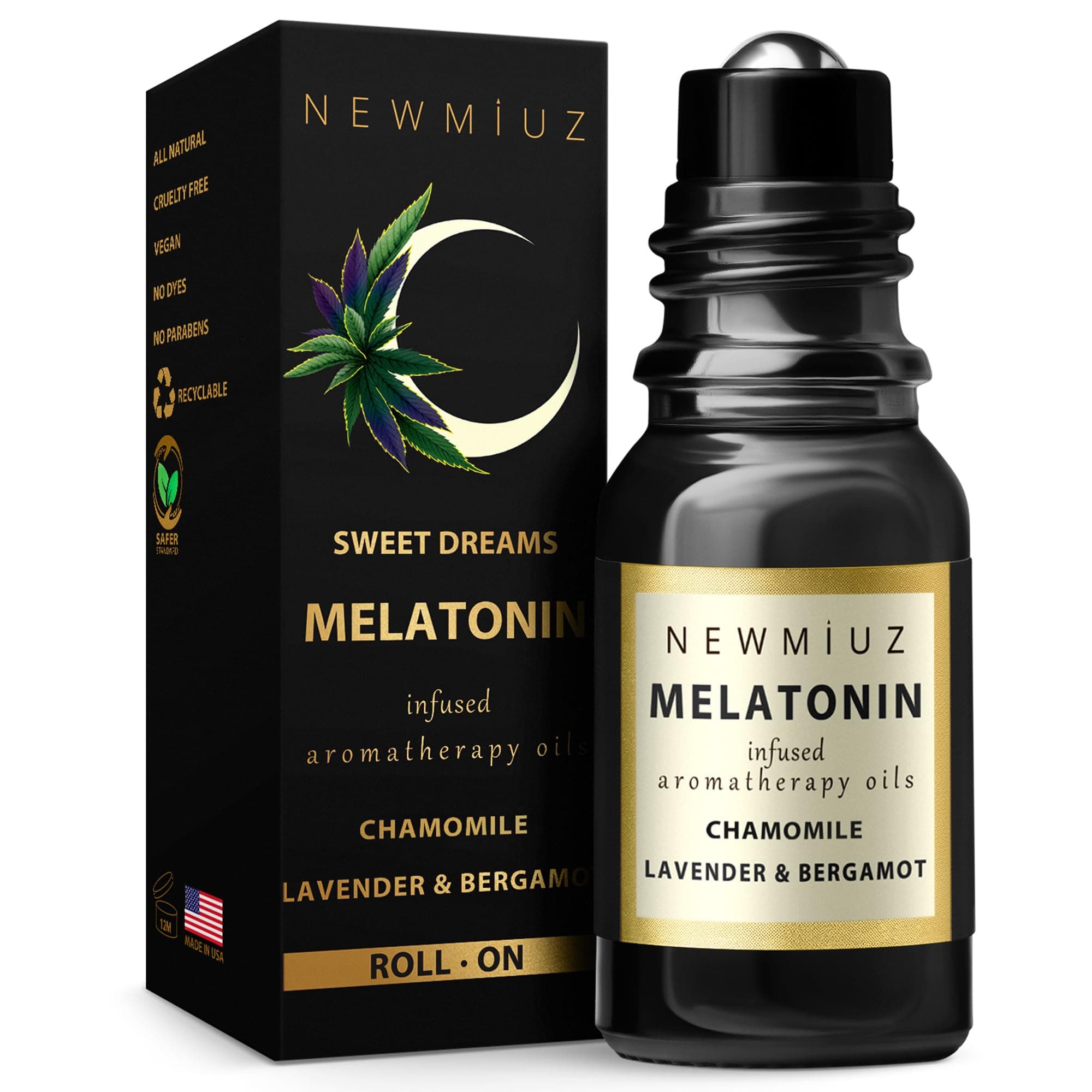 Melatonin Deep Sleep Essential Oil Roll On Calming Aromatherapy Stick Lavende...